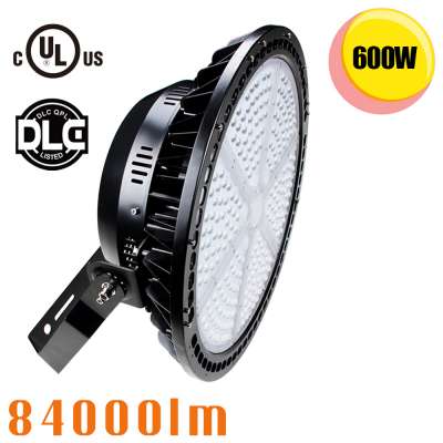 UL cUL DLC 600W LED Stadium light 84000Lm retrofit playground gymnasium plaza tennis court lighting 140Lm/W