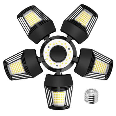 5000k Nature Light LED Garage Lights fixture E39/E40 Adjustable panels