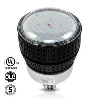 80W High Bay LED Bulb 480V 347V 10800 Lumen  5700K Daylight 250 Watt Metal Halide Equivalent Mogul E39 E40 Base