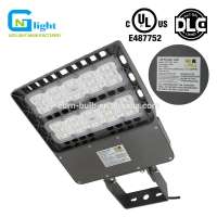 Pole Mounted LED Shoebox and Cobra Head Lights 100W 150W 240W 320W square round pole slip fitter