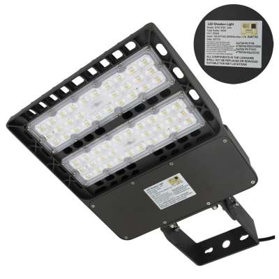 LED Shoebox Light 100W 120W 150W 200W 240W 300W IP65 Waterproof SMD3030 LED Parking Lot Outdoor Fixture UL Listed 5700K