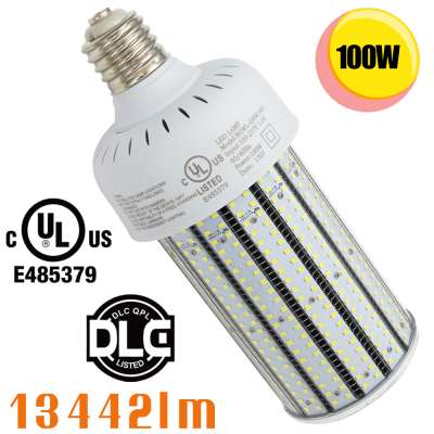 400W high pressure sodium replacement E39 E40 E27 E26 Corn LED light 100W church grocery garage warehouse gas station