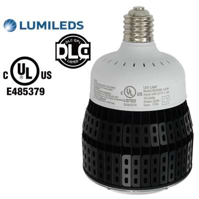 120 degree beam dome type e39 e40 high bay 120 watt led replacement lamp for 400w metal halide warehouse lighting