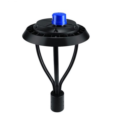 ETL CETL DLC US stock 100watt Led circular area light garden fixture led post top light 120v 240v 5000k daylight photocell